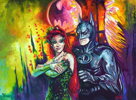 poison ivy batman painting | Batman artwork, X picture, Batman painting