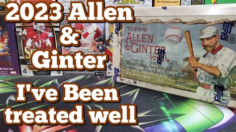 ROOKIE AUTO 2023 Allen Ginter Hobby Box YouTube