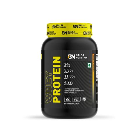 Whey Protein Powder 907g , French Vanilla Flavour - BalsaNutrition