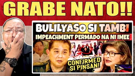 KAKAPASOK LANG GRABE SEN IMEE NASIRAAN PA MARCOS LOYALIST RESBAK NI