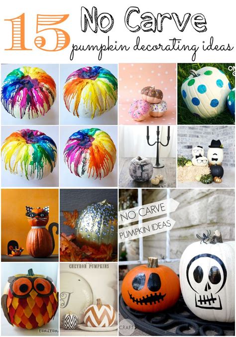 15 No Carve Pumpkin Decorating Ideas Houston Mommy And Lifestyle