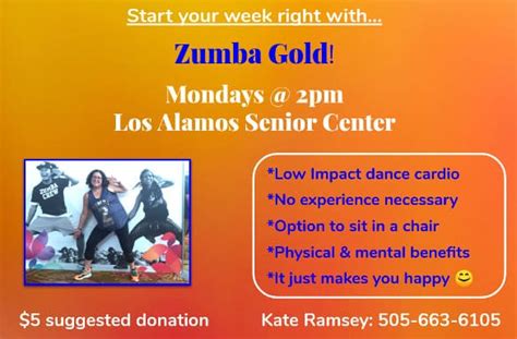 Senior Center Zumba Gold Every Monday