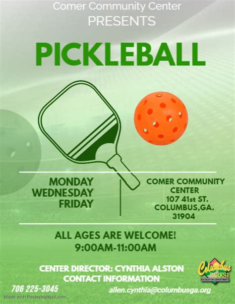 Pickleball Tournament Flyer Postermywall