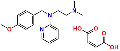 Mepyramine Maleate Cas No Pyrilamine Maleate Salt