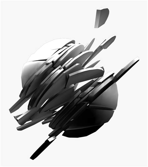 White Abstract Art 3d, HD Png Download , Transparent Png Image - PNGitem