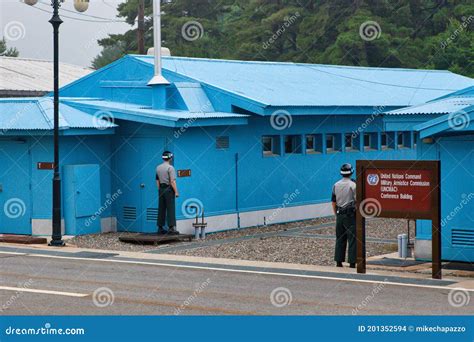 Militarized Border Koreas Panmunjeom United Nations Peace Village ...