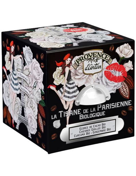 Tisane de la parisienne biologique boite métal 24 sachets Provence d