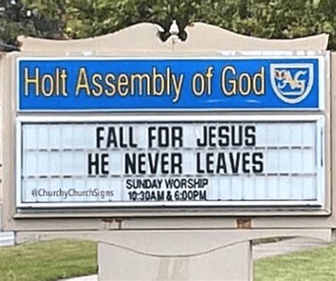 34 Funny Church Signs | Click Nonprofit