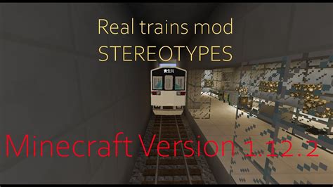 Real Trains Mod Minecraft Stereotypes Youtube