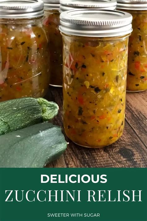 Zucchini Relish Canning Recipe Artofit