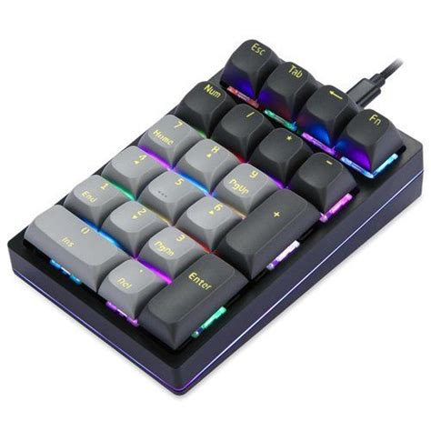 Motospeed K Programnable Numpad Hot Swap Rgb Wired Gateron Switch Lazada Co Th