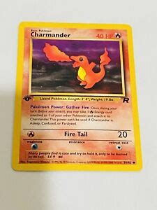 Pokemon First Edition Charmander Team Rocket 50 82 Near Mint EBay