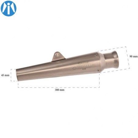 Silencieux Adaptable Spark Trumpet Inox Modif Moto