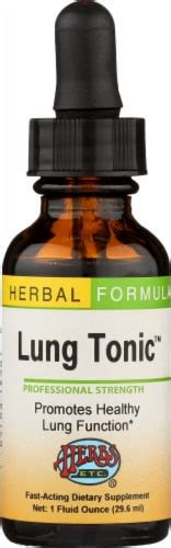 Herbs Etc Herbal Formula Lung Tonic Dietary Supplement 1 Fl Oz Qfc