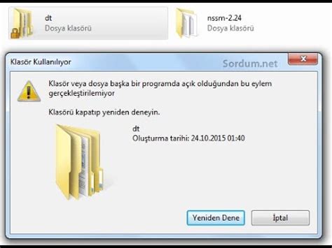 SİLİNMEYEN DOSYALARI SİLME PROGRAMSIZ KLASÖR PROGRAM 2021 YouTube