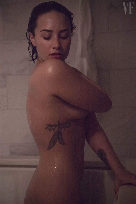 Demi Lovato Poses Nude For Vanity Fair NSFW Celebs