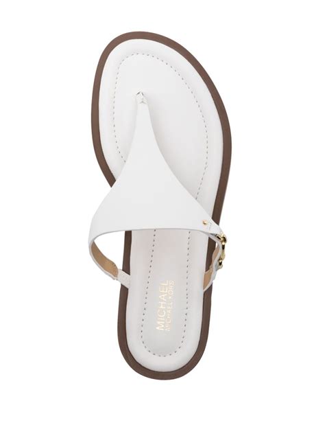 Michael Michael Kors Daniella Leather Sandals White Farfetch