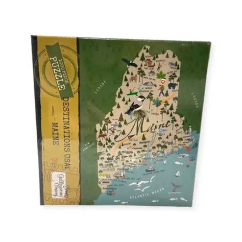 Maine 1000 Piece Jigsaw Puzzle Galleyware Company