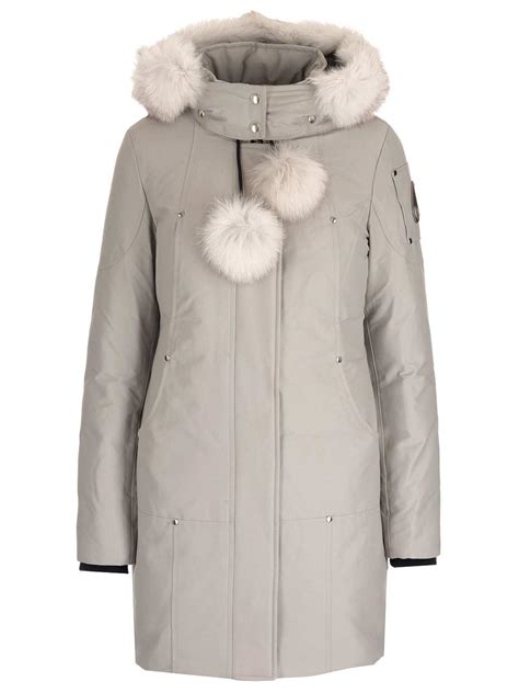 Moose Knuckles Original Stirling Parka Coat In Gray Lyst