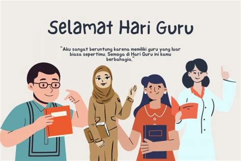 20 Contoh Gambar Tema Hari Guru Yang Kreatif Dan Mudah Digambar Yang