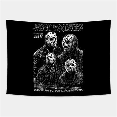 Jason Voorhees Friday The 13th Horrormovies Tapestry Teepublic