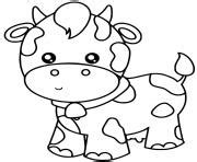 Coloriage Vache à imprimer Dessin Vache à colorier