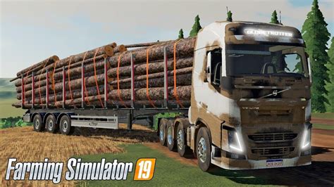 VENDENDO MADEIRA O VOLVO FH SUL DO BRASIL FARMING SIMULATOR