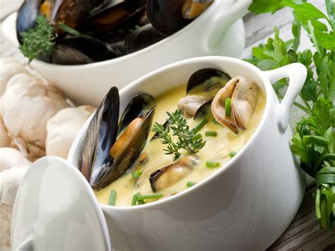 Recette moules à la crème et à lestragon Marie Claire