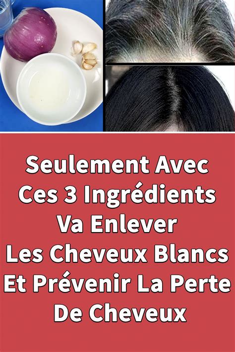 Pingl Sur Astuces Pour Cheveux Blancs