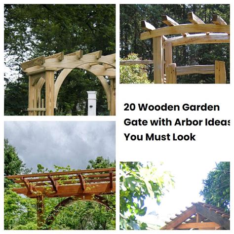 Wooden Garden Gate With Arbor Ideas You Must Look Sharonsable