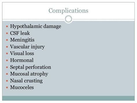 Surgical approach to pituitary adenoma