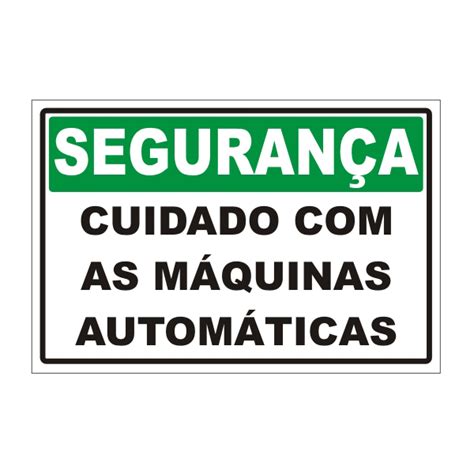 H 008 Cuidado as máquinas automáticas TEM PLACAS