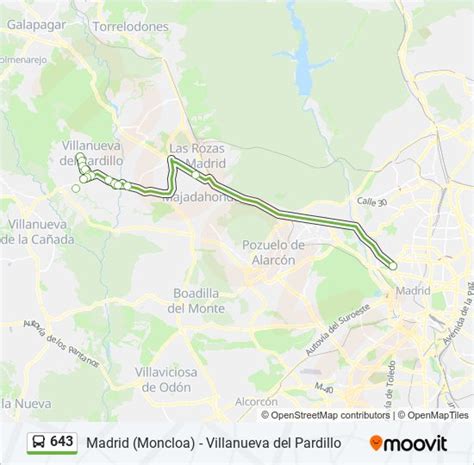 Línea 643 Horarios Paradas Y Mapas Cº Real Río Miño Actualizado