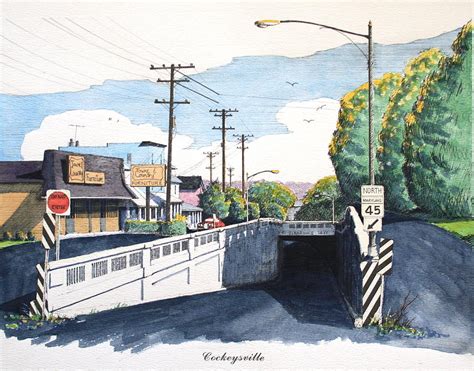 Cockeysville Underpass Painting By William Gardner Pixels