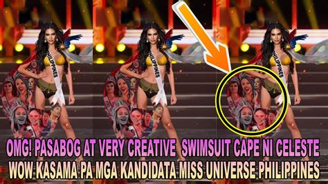 Celeste Cortesi Kabog Possible Swimsuit Cape Miss Universe 2022 Youtube