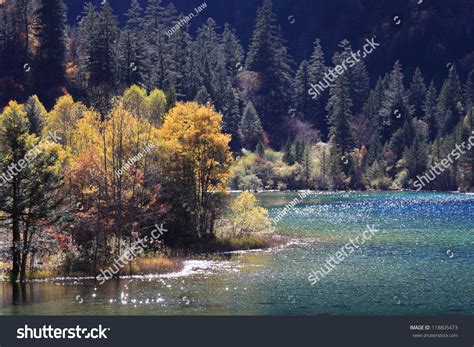 Jiuzhaigou Valley Scenic Historic Interest Area Stock Photo 118805473 ...