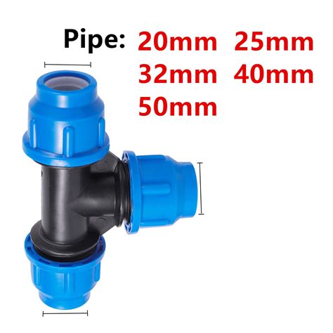 20 25 32 40 50mm Pvc Pe Tube Tap Water Splitter Plastic Quick Valve