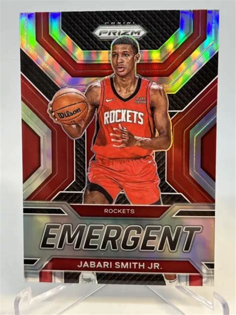 Panini Prizm Argent Mergent Prizm Jabari Smith Jr Recrue