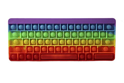 Сенсорная игрушка антистресс Поп Ит Pop it antistress клавиатура ...