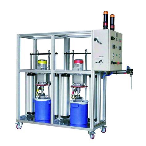 Resin Metering Mixing Unit Dpe Hv Isojet Equipements With Gear