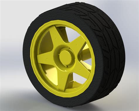 Wheel Arduino 3d Cad Model Library Grabcad