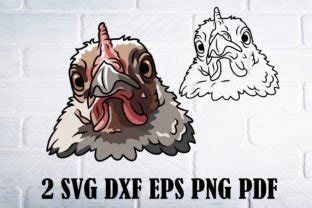 Chicken Svg Dxf Png Clipart Graphic By Anny White Creative Fabrica