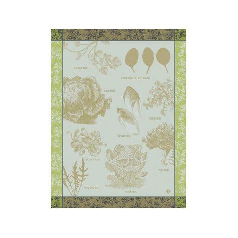 Le Jacquard Français Illustrated Salads Tea Towel 3 Colors