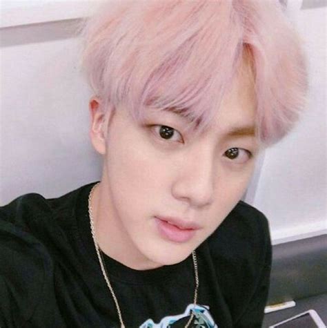 Kim Seokjin Hoseok Cyber Aesthetic Pink Aesthetic Blonde Hair Meme