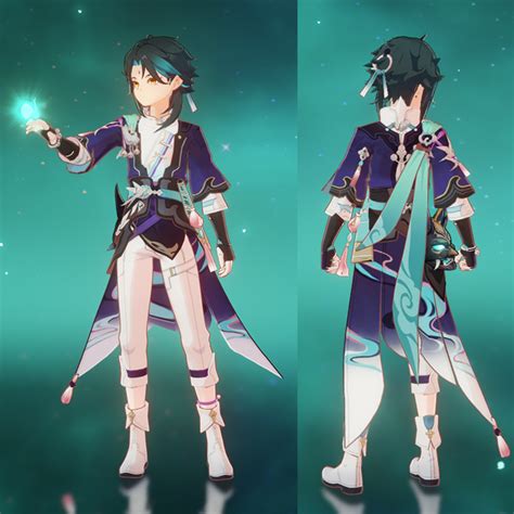 Xiao Yanqing Outfit Recolor Of Mod Genshin Impact Mods