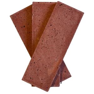 Revestimento Tijolinho De Concreto Brick Rosso Flat M² Leroy Merlin