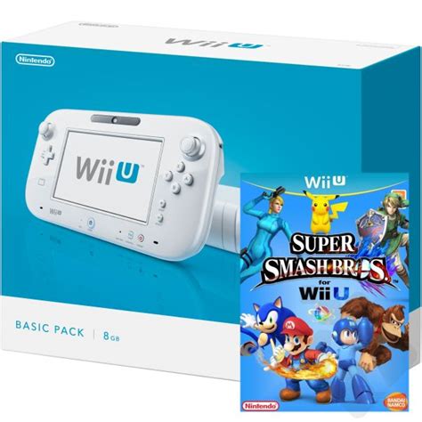 Nintendo Wii U Basic Pack White Super Smash Bros Kuma Cz