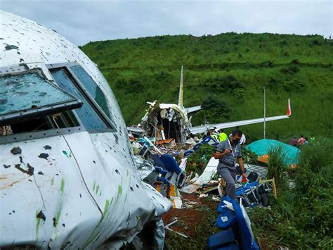 Day After Aftermath Of Dubai Kerala Air India Express Flight Crash In