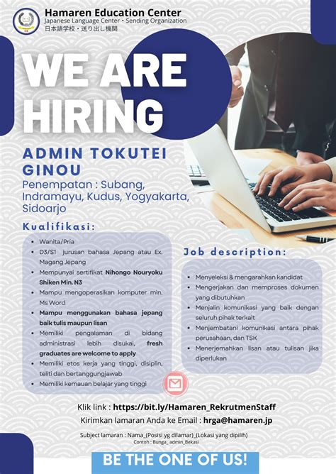 Lowongan Kerja Subang Hamaren Education Center Mei 2024 Terbaru LOKER