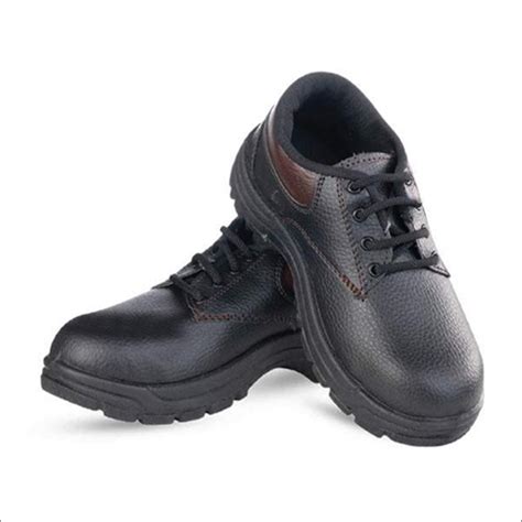 Leather Safewell Black Safety Shoes At Best Price In Rajkot Om Trading